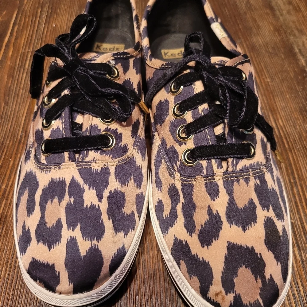 Keds for Kate Spade New York Leopard print Size 7.5 - Picture 2 of 7